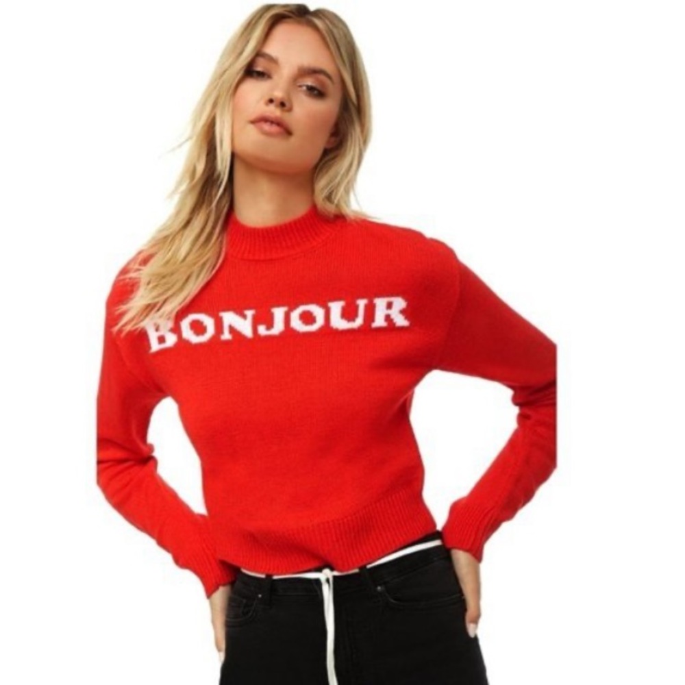 Forever 21 Bonjour Knit Sweater